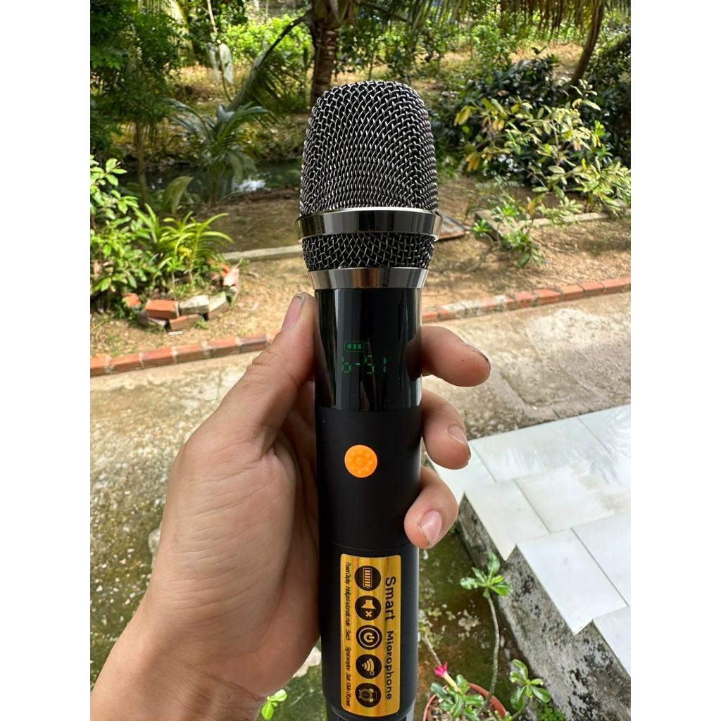 Micro Loa Kéo UHF 2 màn hình bản cao cấp