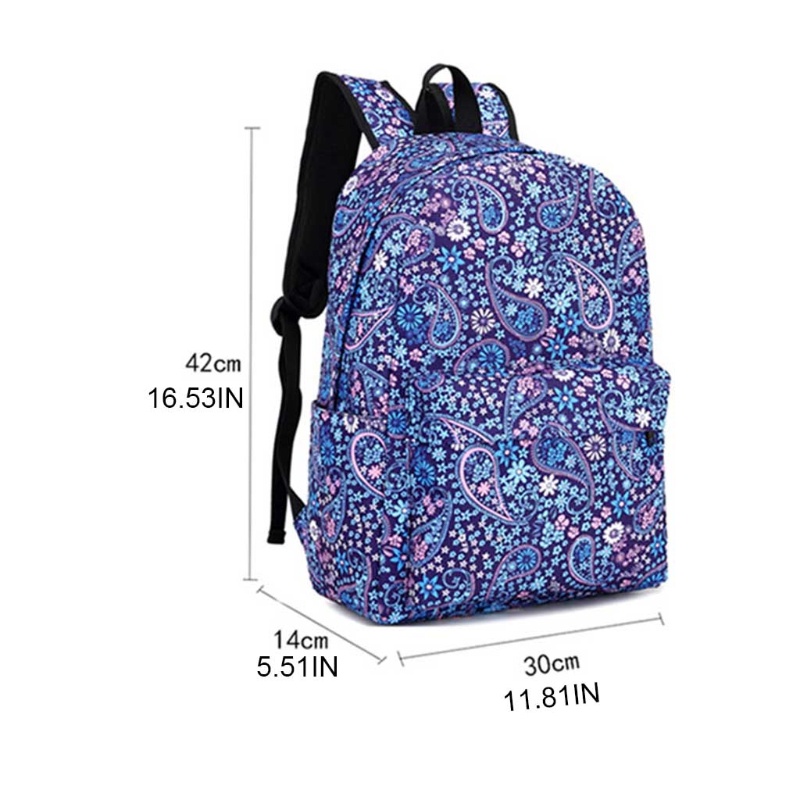 Ba Lô Nylon Sức Chứa Lớn In Họa Tiết Thời Trang Cho Nữ