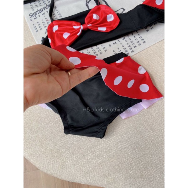 Đồ bơi bé gái size 8 - 20ky / Bikini 2 mảnh bé gái họa tiết mickey