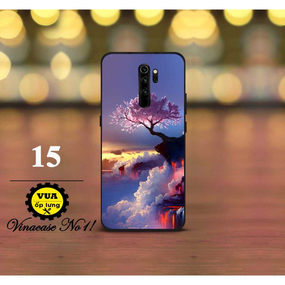 [New Case 50k Free Ship] ỐP LƯNG XIAOMI - Các dòng Redmi Note 8 Pro - Redmi 9 mặt kính in 3D đẹp sang trọng