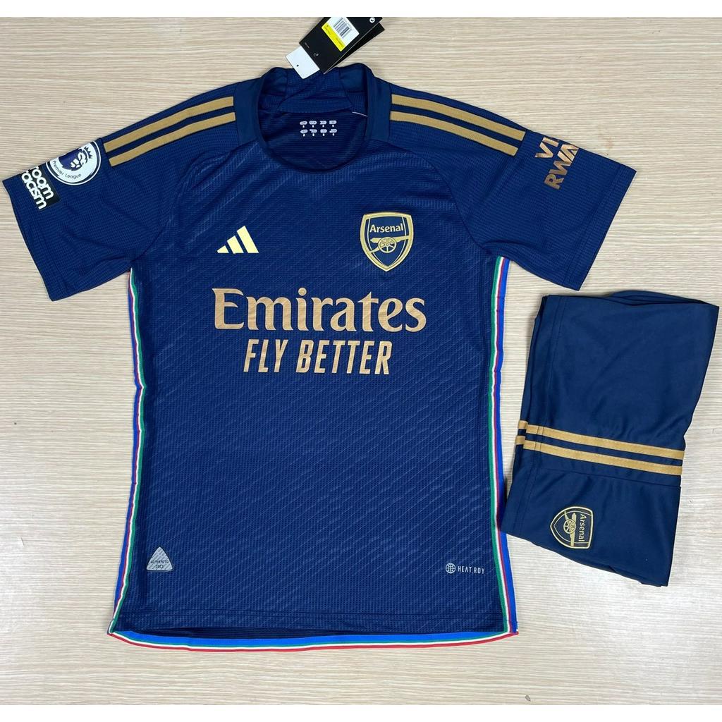 ÁO QUẦN BÓNG ĐÁ CLB ARSENAL-VAI GAI THÁI CAO CẤP