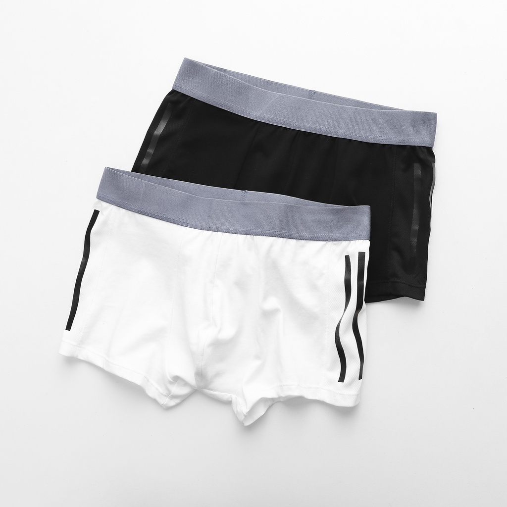 Quần boxer cotton, sịp đùi nam HEBOZ 2M co giãn thoải mái, mềm mại thoáng khí - 00000770