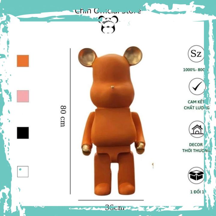 Gấu bearbrick sz 1000% 80cm đủ 4 màu - Thủy Chi Official Store