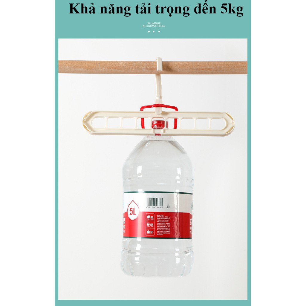 Móc treo quần áo 9 lỗ đa năng thông minh , thanh treo đồ 9 lỗ tiết kiệm diện tích , đồ gia dụng tiện ích .