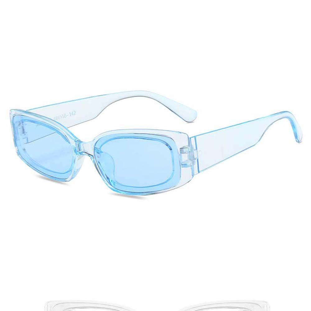 Kính Mát Hình Chữ Nhật Màu Đen Chống Tia UV Thời Trang