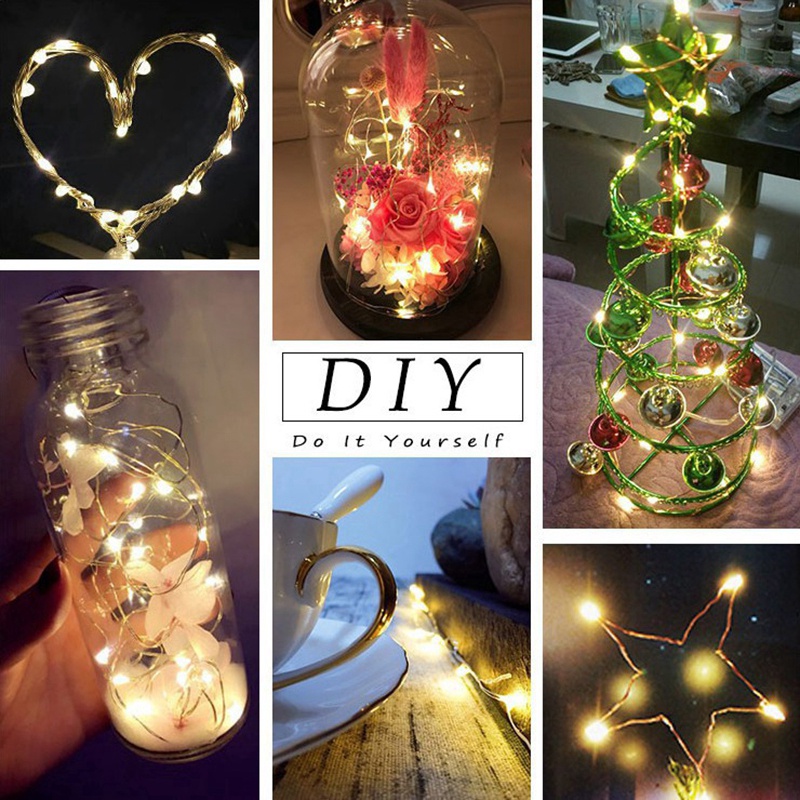 Dây đèn LED nhiều độ dài trang trí đẹp mắt cho nội thất ngoại thất