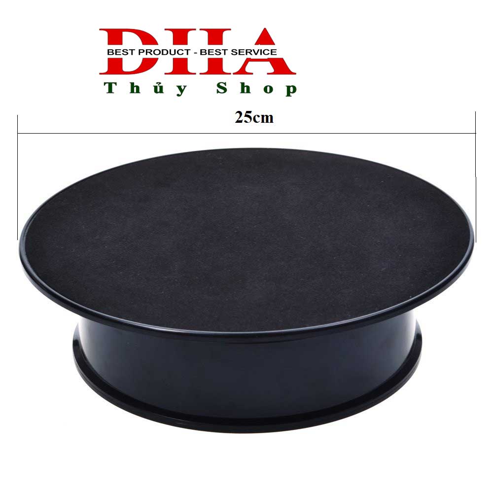 BÀN XOAY 360 ĐỘ TRƯNG BÀY SẢN PHẨM, ĐẾ XOAY ĐIỆN CHỤP ẢNH SẢN PHẨM CHÍNH HÃNG PULUZ (25CM - 32CM)