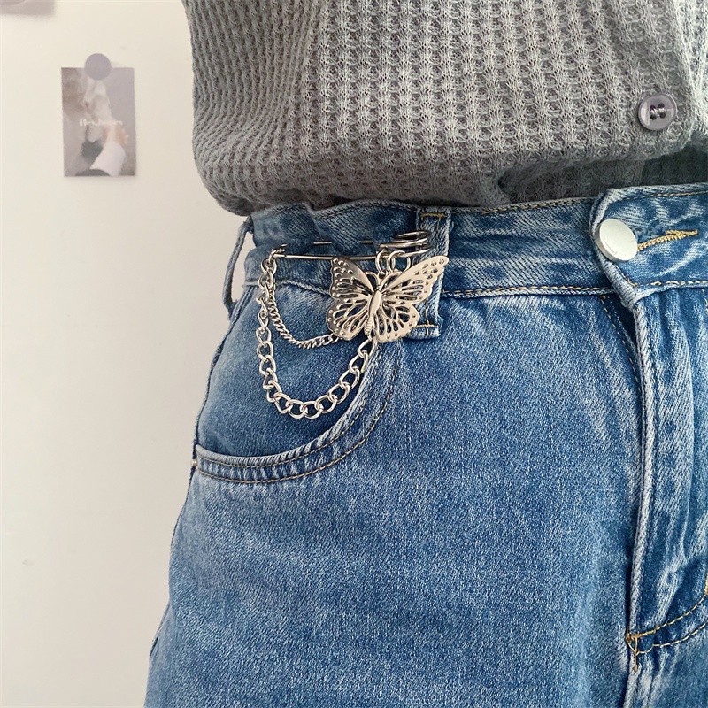 Ghim cài áo AY hình bướm đơn giản dành cho nữ