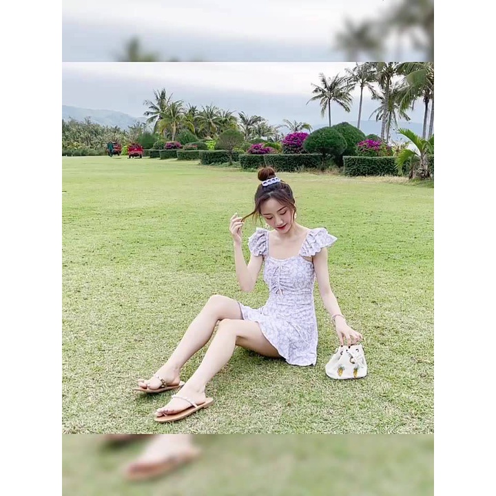 Bikini 1 mảnh liền thân LUHAZO váy kín đáo Hàn Quốc đẹp Quảng Châu nhiều màu che khuyết điểm 8315 DK3T102