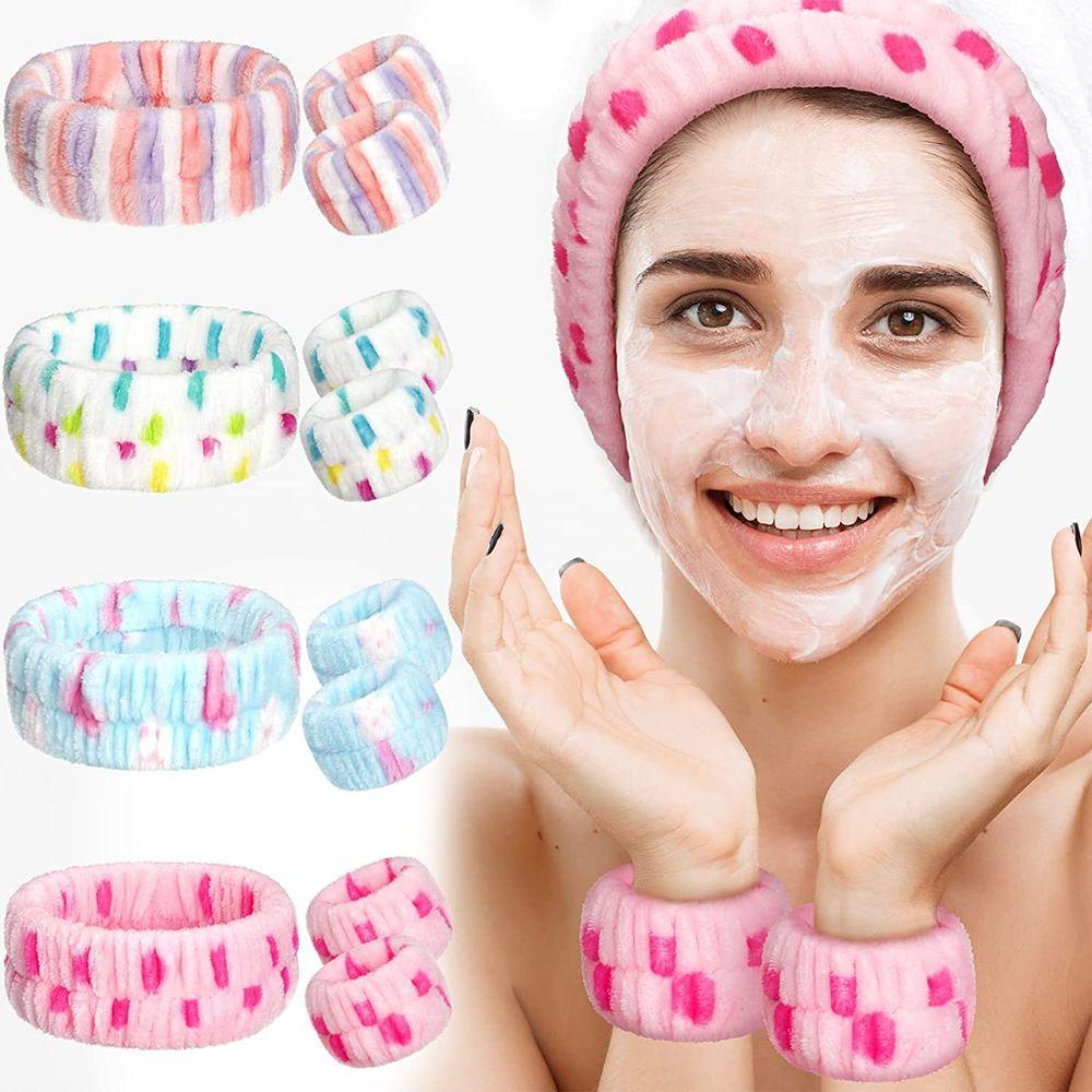 Băng Đeo Cổ Tay Bằng Sợi Micro Mềm Mại Thấm Hút Tốt Tiện Dụng Khi Rửa Mặt / Chạy Bộ / Tập Yoga