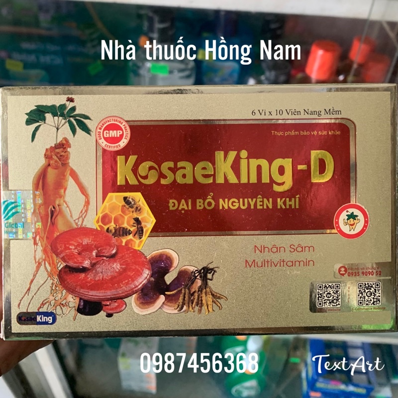 KosaeKing D - Đại bổ nguyên khí  - Giúp ăn ngon ngủ ngon cho người bị suy nhược cơ thể