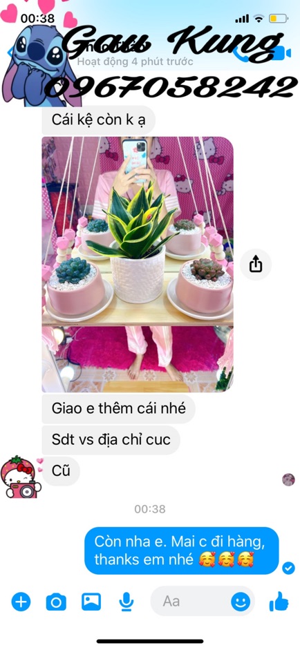 Kệ trang trí tua rua