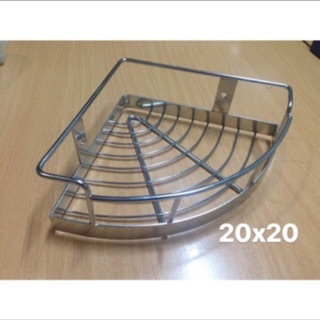 KỆ GÓC TREO TƯỜNG 1 TẦNG INOX 304- KỆ GÓC LƯỚI PHÒNG TẮM - KỆ LƯỚI 1 TẦNG( 20-20 và 25-25)-KỆ NHÀ TẮM