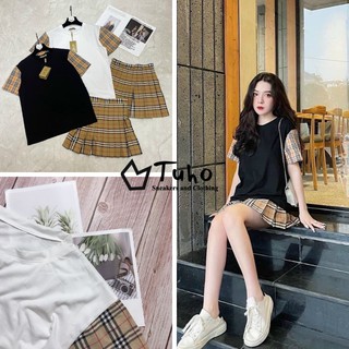 Set áo váy bb tuho ❤️ set bộ áo thun phối chân váy bb siêu xinh, đi tiệc đi chơi siêu xinh