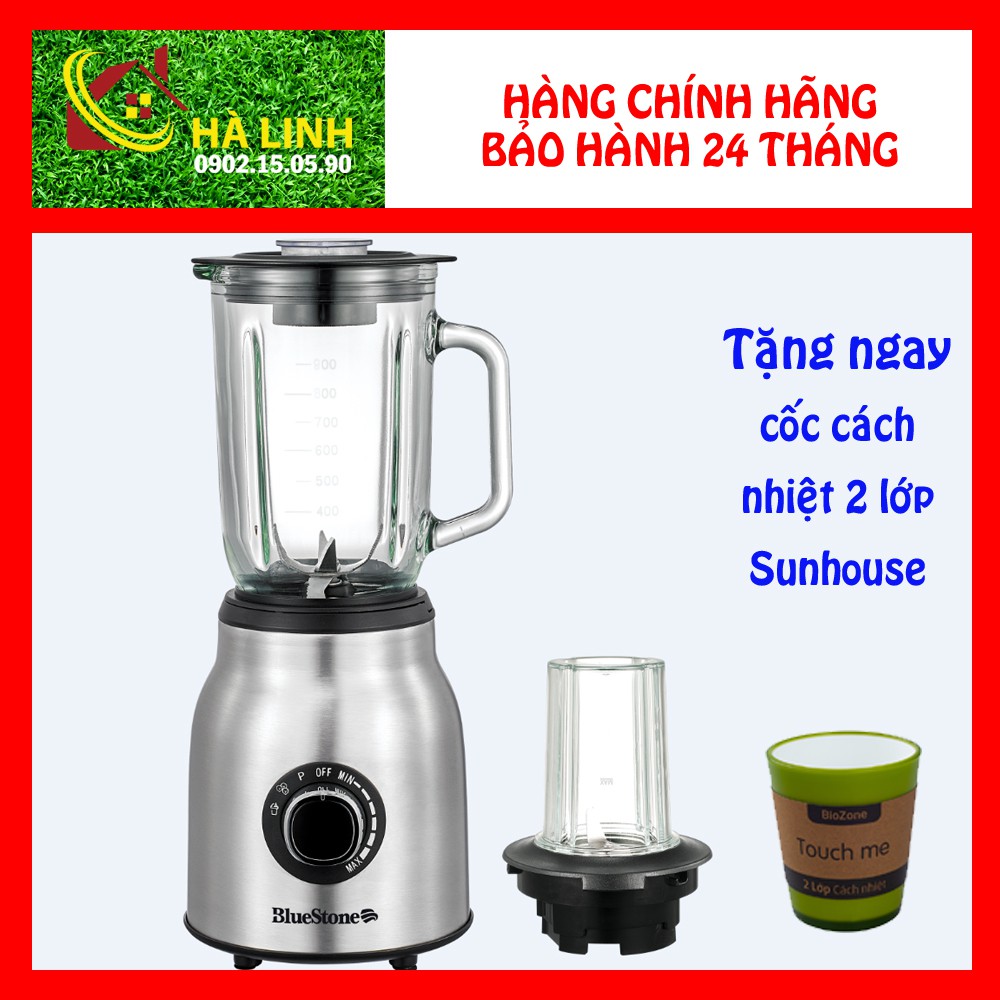 Máy xay sinh tố Bluestone BLB-5336, Công suất 600W, Lưỡi dao inox 304 không han gỉ, Bảo hành 24 tháng