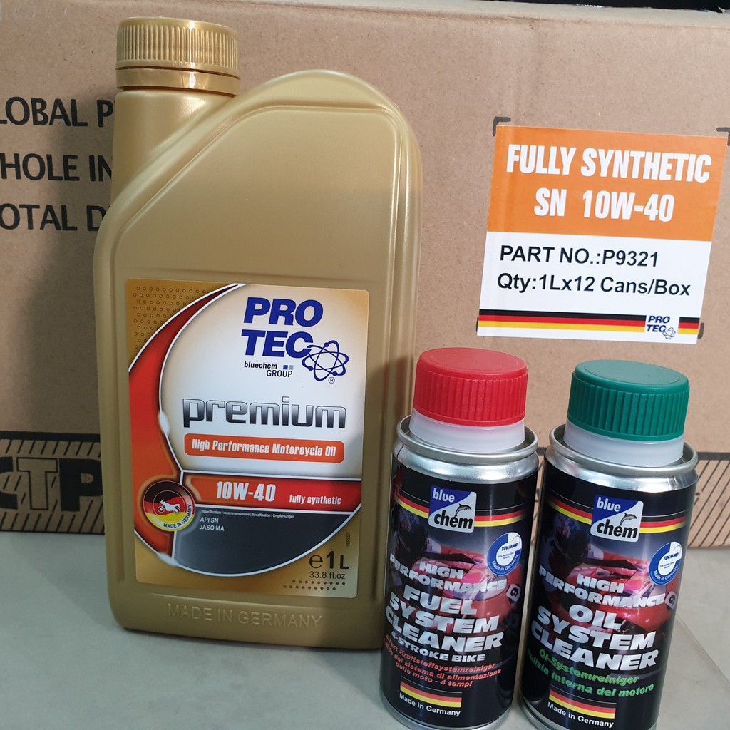 Dầu Nhớt Bluechem PROTEC 10W40 Fully Synthetic