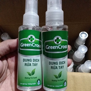 Xịt rửa tay khô Green Cross 70ml