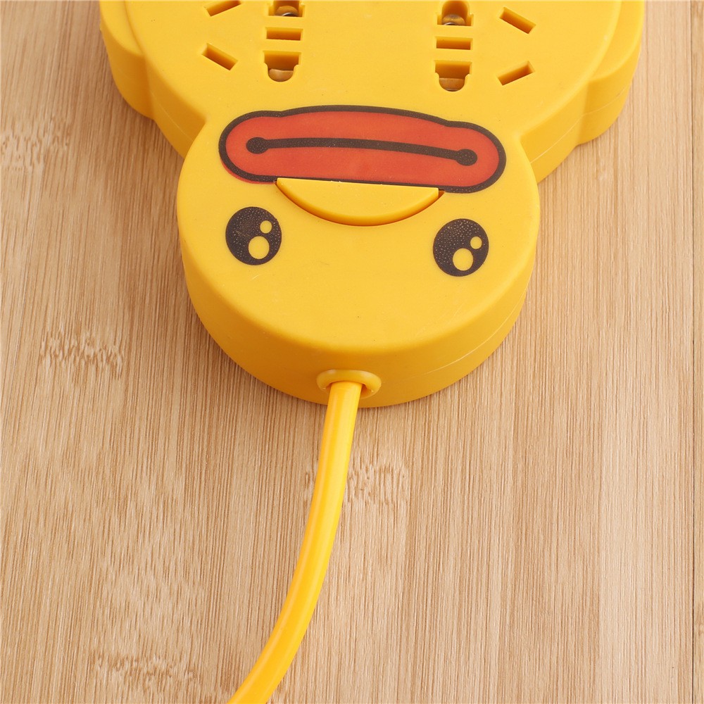 Ổ Điện Vịt Vàng Siêu Cute - Ổ Điện Đa Năng Có Cổng Sạc USB