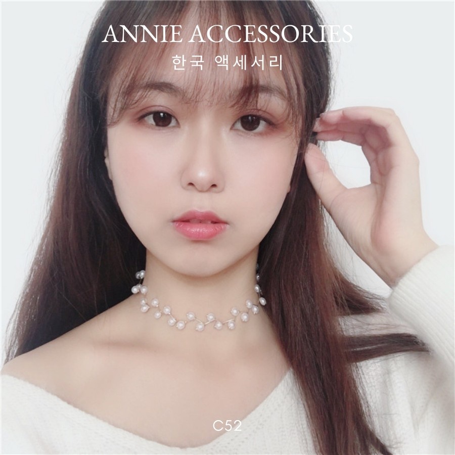Vòng cổ ngọc trai nhân tạo cá tính thời trang dành cho nữ ANNIE - C52