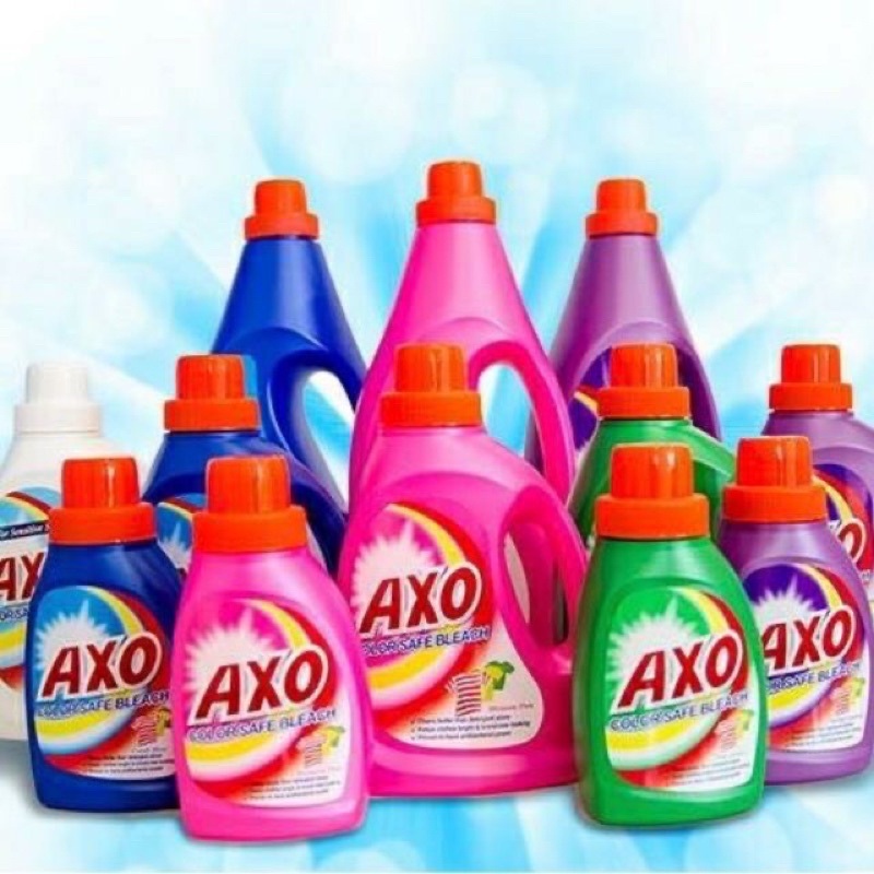 Nước Tẩy Quần Áo Màu AXO Hương Hoa Đào Chai 1.8L, hoa oải hương hoa thông xanh