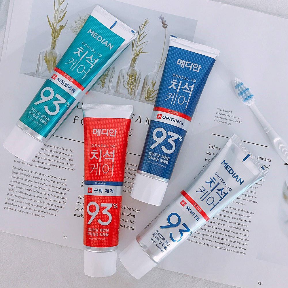 Kem Đánh Trắng Răng MEDIAN 93% Tooth-Paste 120gr