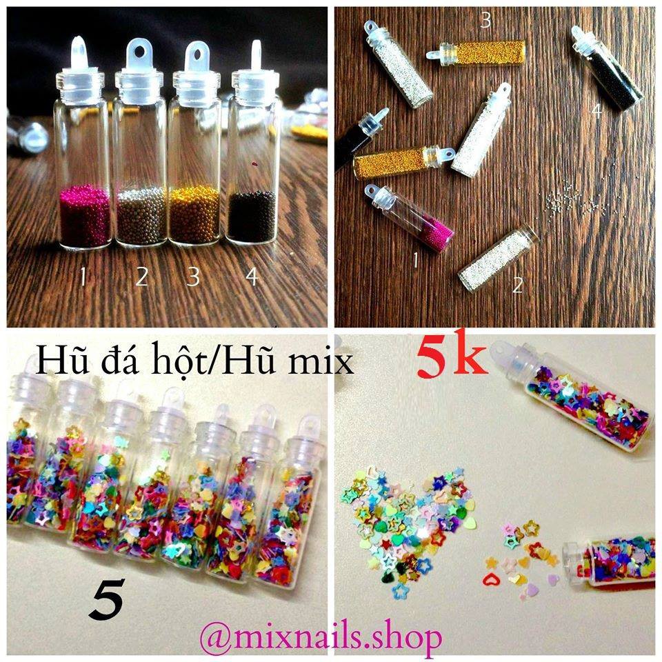 HŨ ĐÁ HỘT LÀM NAILS/TRANG TRÍ