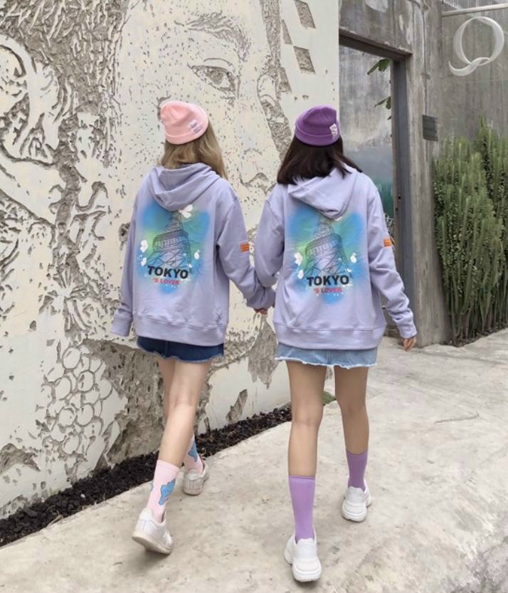 🌟CỰC HOT🌟 ÁO KHOÁC HOODIE NỈ BÔNG TRƠN NAM NỮ UNISEX FROM RỘNG DÂY KÉO TOKYO'S LOVER