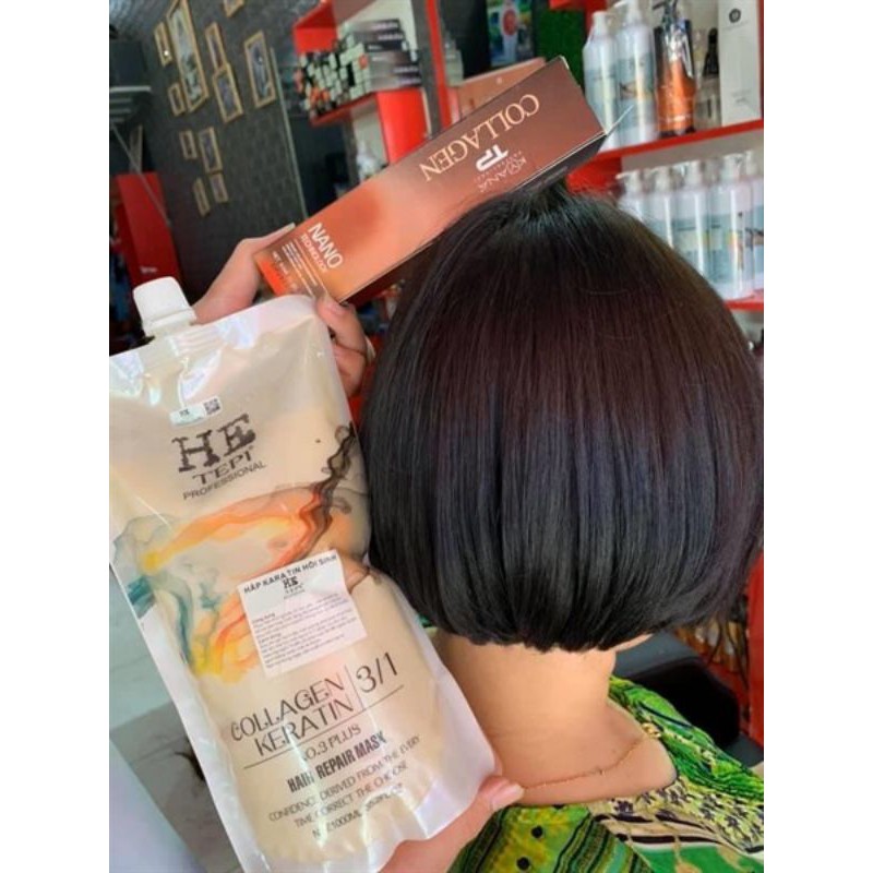 Hấp dầu Hetepi Keratin Collagen 3 in 1 hồi sinh tóc nát 1000ml | BigBuy360 - bigbuy360.vn