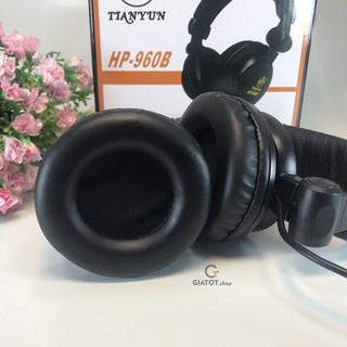 Tai Nghe Kiểm Âm Chuẩn Phòng Thu Tai Nghe Chụp Tai Có Dây, Tai Nghe TIANYUN HP - 960B Cao Cấp