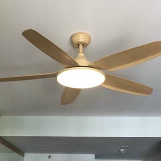Quạt Trần Đèn Động Cơ DC Lõi Đồng Có Điều Khiển Từ Xa 6 Cấp Độ Gió_Đèn Led 3 Màu ánh Sáng_Dendecor247  Bảo Hành 2 Năm