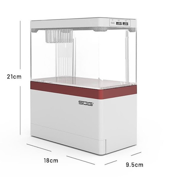 [hot sale]Bể cá thủy sinh mini trang trí bàn làm việc