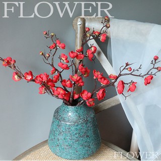 (Xả kho thanh lý) Cành đào cổ trang trí nghệ thuật cao 60cm - Cành đào size lớn