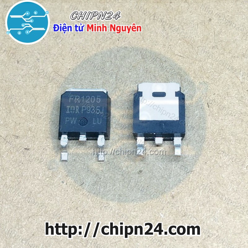 [2 CON] MOSFET Dán FR1205 TO-252 44A 55V Kênh N (SMD Dán) (IRFR1205TRPBF IRFR1205 1205)