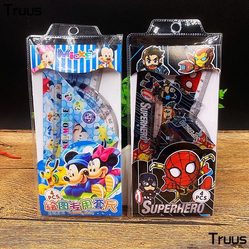 SET 4 THƯỚC HÌNH HỌC