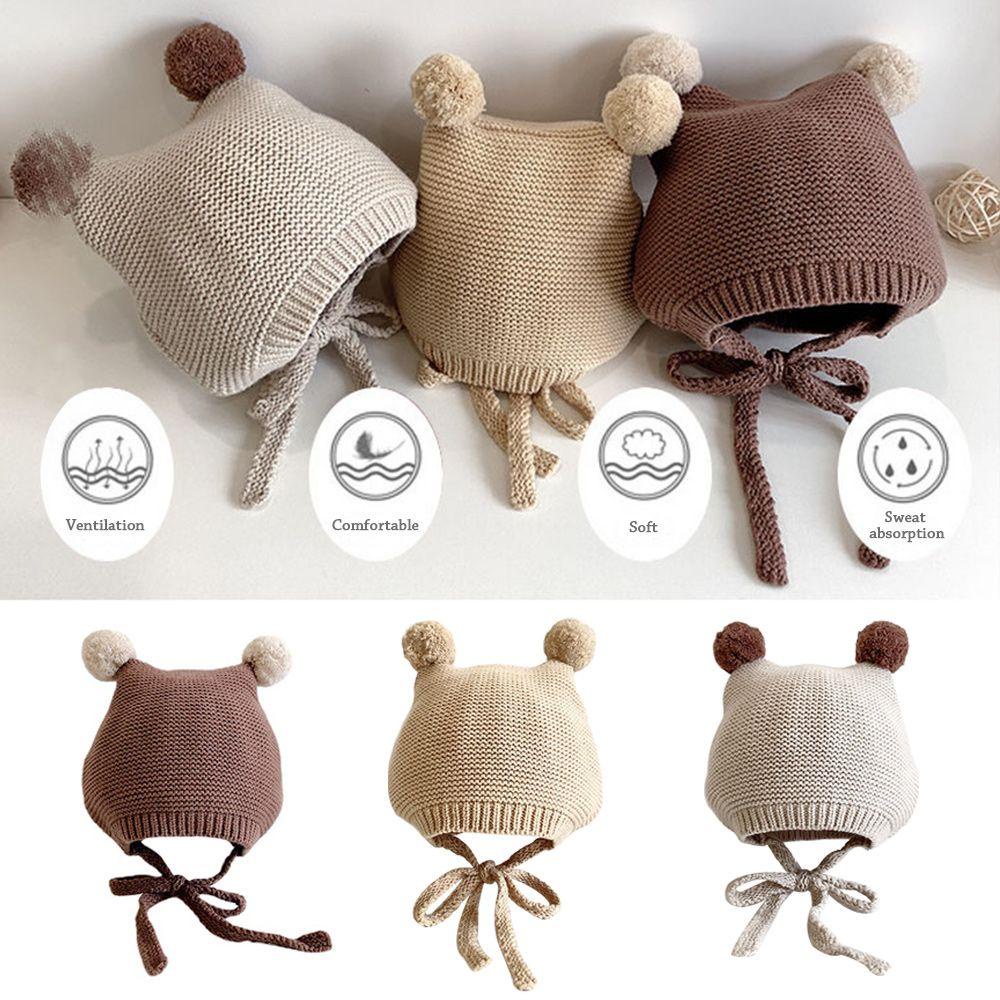 SUSANS Mũ Trùm Đầu Đan Len Cho Bé