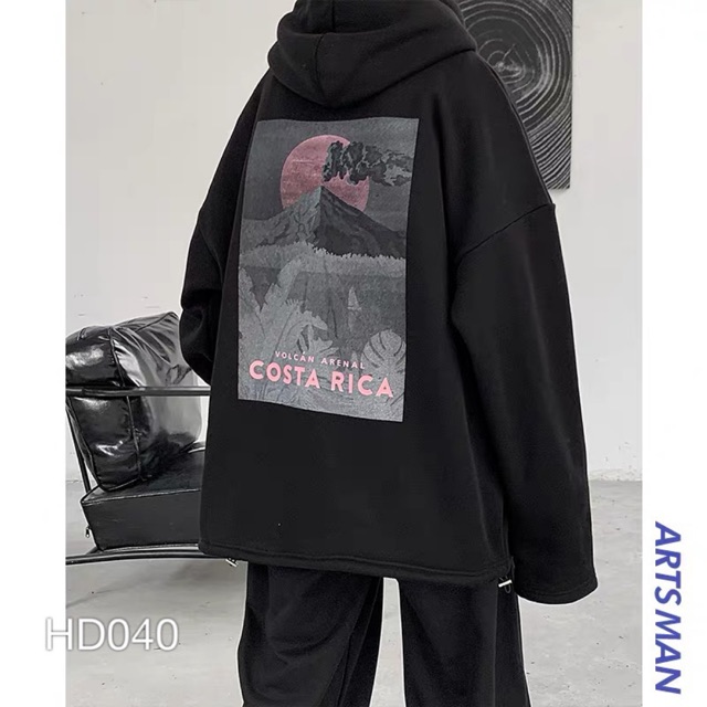 Áo hoodie nam nữ VN CLO in chữ costa - HD040