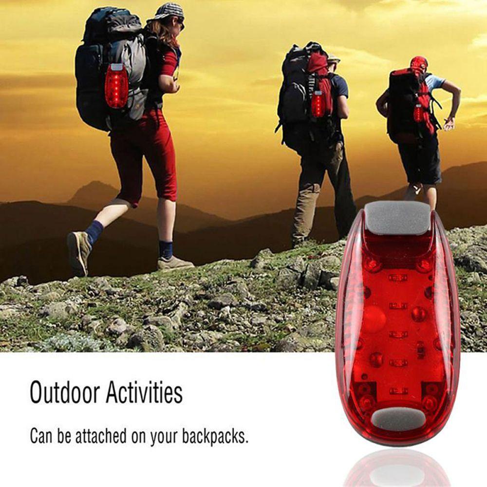 Đèn Led Cảnh Báo 5 Bóng Đa Năng Gắn Đuôi Xe Đạp Leo Núi SHOUKEY