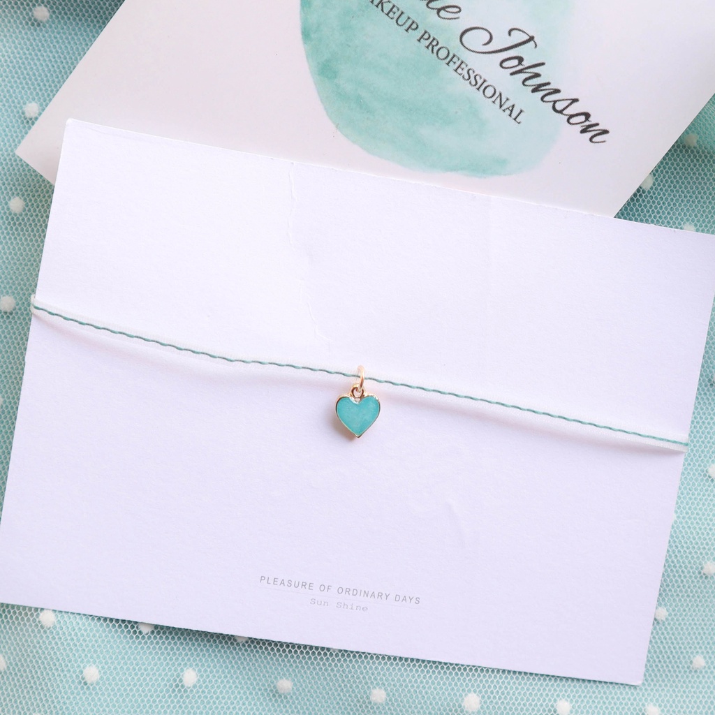 Vòng Cổ choker Màu Xanh Phong Cách Nhật Bản