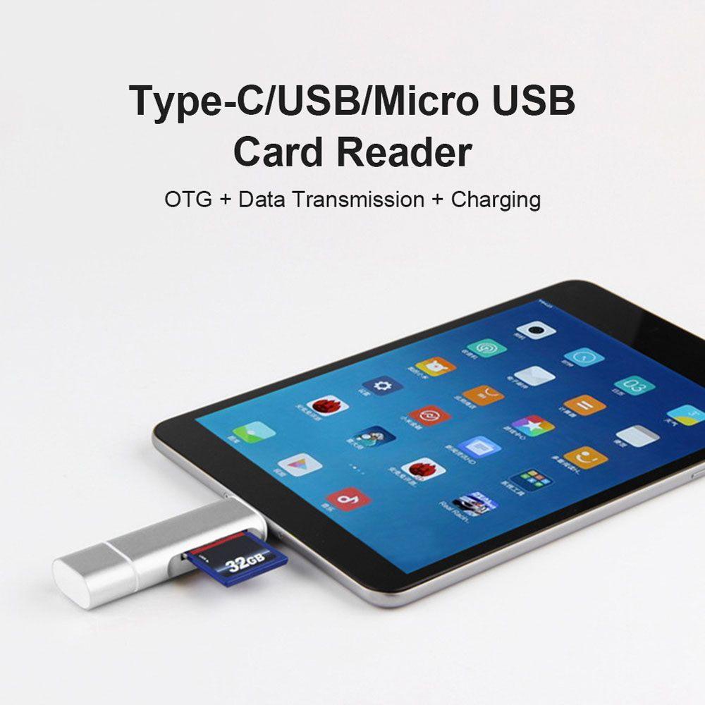 Đầu Đọc Thẻ Nhớ Đa Năng 3 Trong 1 Type C