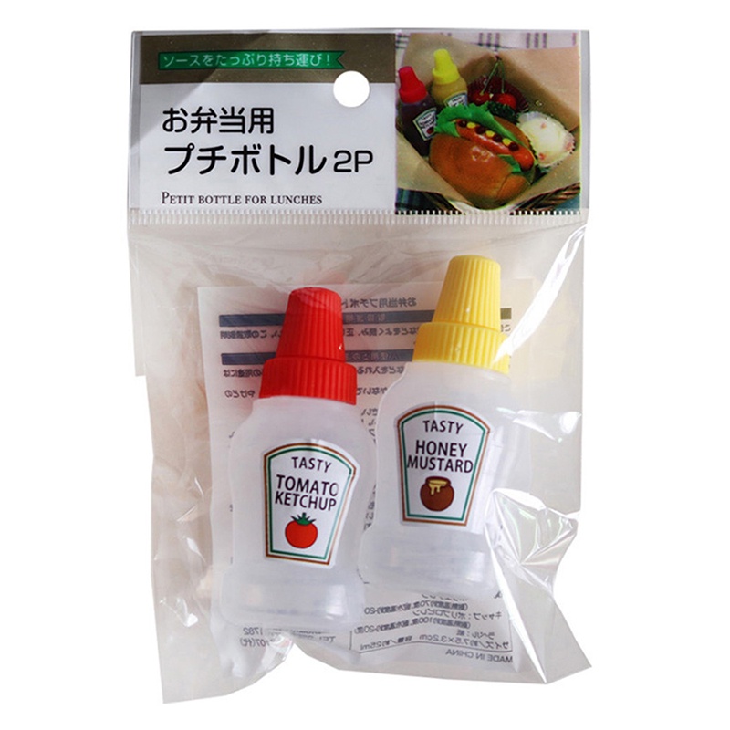 2 Chai đựng nước sốt tiện lợi cỡ nhỏ dành cho gia đình