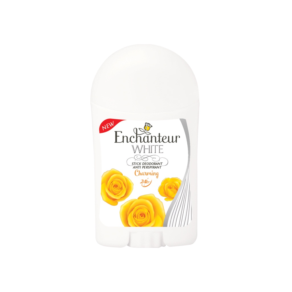 Sáp khử mùi trắng da ENCHANTEUR Charming - lăn nách ENCHANTEUR 40g - sáp lăn khử mùi hôi nách ENCHANTEUR 50ml