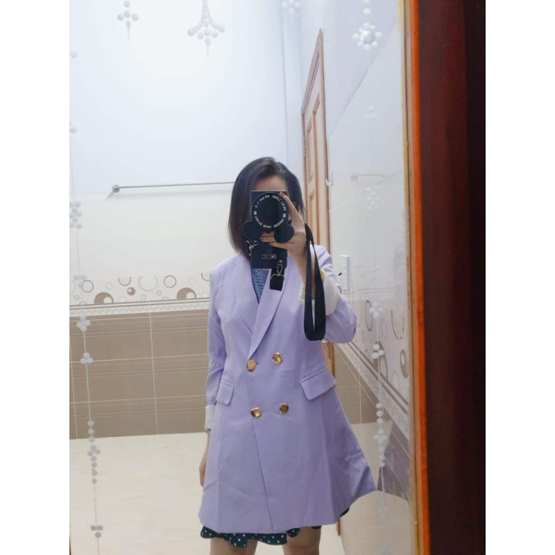 [CÓ SẴN] ÁO VEST TÍM DÁNG DÀI URBAN TUỒN | BigBuy360 - bigbuy360.vn