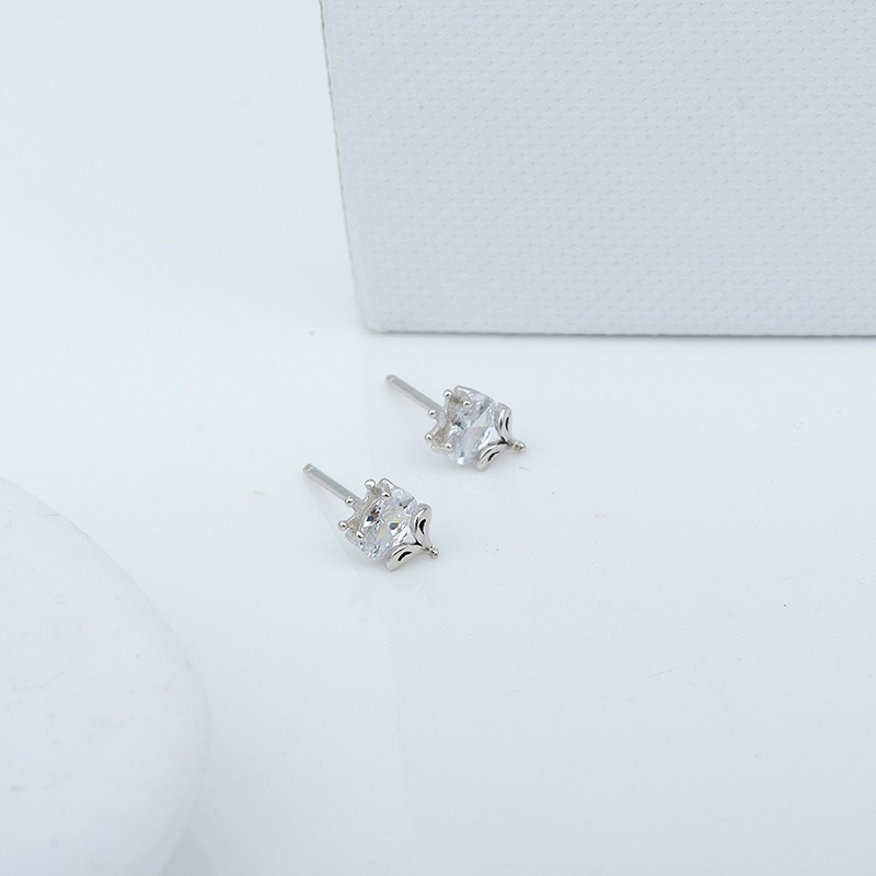 Khuyên tai bạc 925 nụ holy xinh xắn trẻ trung Dế Bạc – K4362