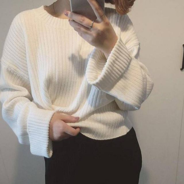 Áo len tăm tay ống rộng ulzzang | BigBuy360 - bigbuy360.vn