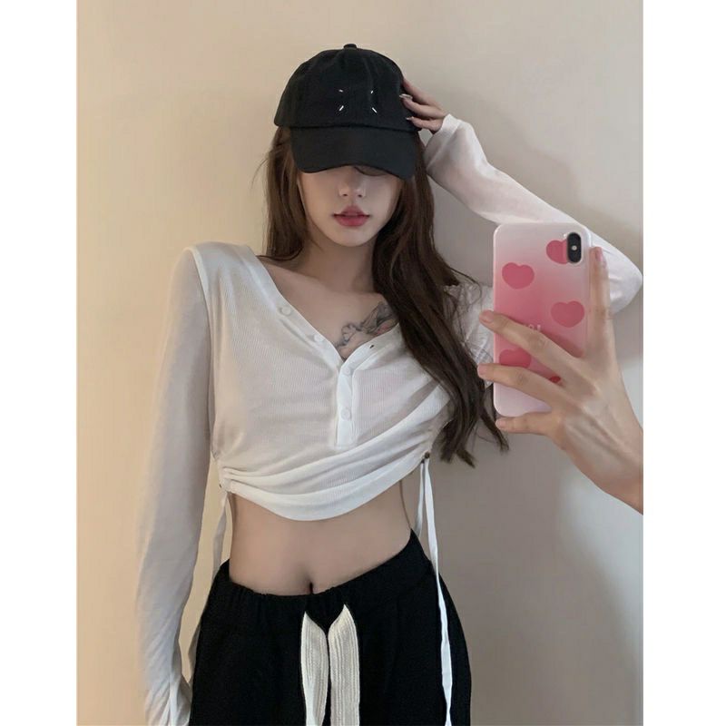 Set áo tay dài phối quần dây 📷