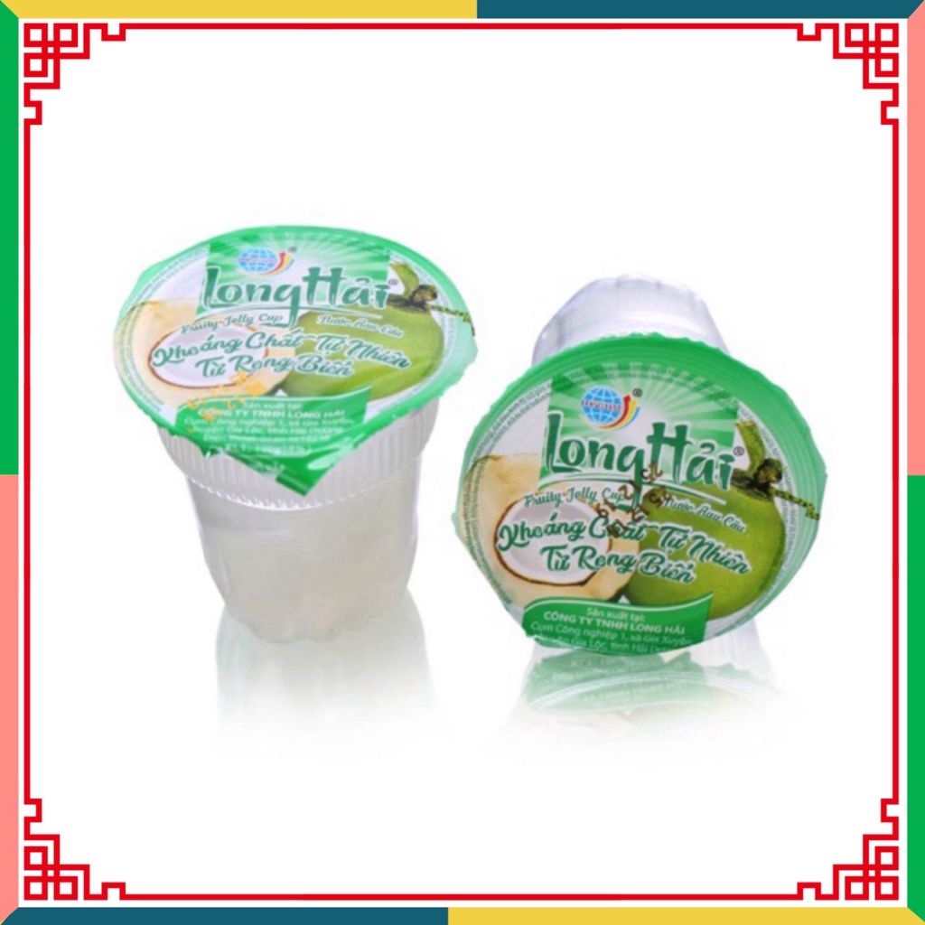 Lốc 5 Cốc Thạch Rau Câu Long Hải đủ vị