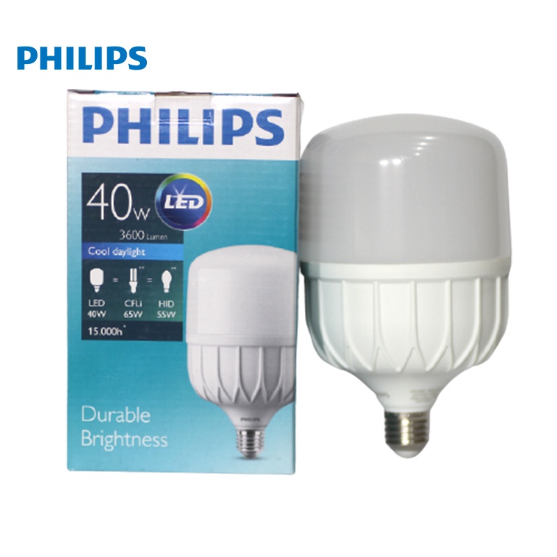Bóng LED Trụ TForce Core HB 40W/50W ánh sáng Trắng/Vàng Ấm