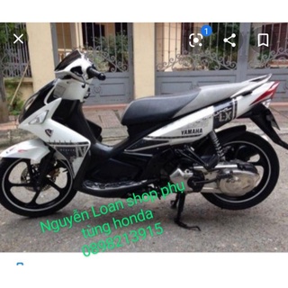 YAMHA - DÀN ÁO NOUVO LX (NOUVO 4) MÀU ĐEN TRẮNG FULL NHỰA MÀU VÀ NHỰA NHAM HÀNG ZIN CHÍNH