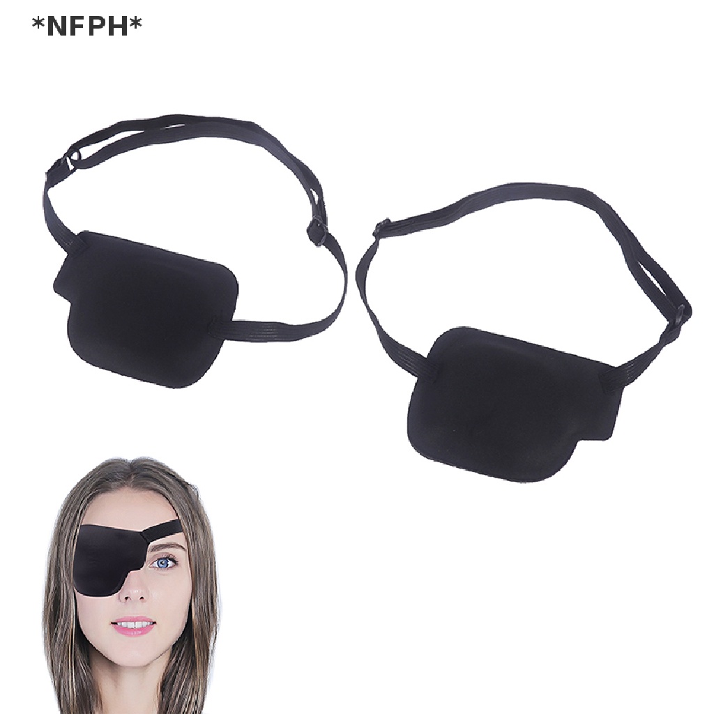 Miếng Dán Mắt Unisex Màu Đen Có Thể Điều Chỉnh Và Tẩy Rửa Tiện Dụng