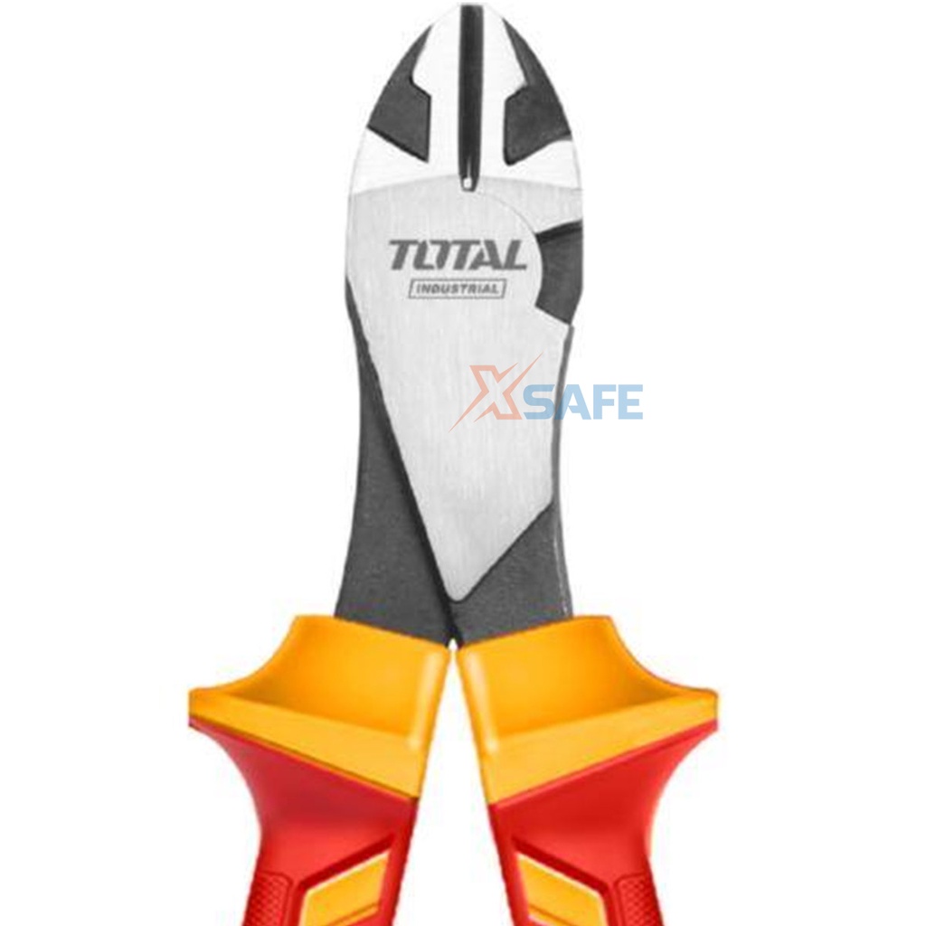 Kềm cắt cộng lực cách điện TOTAL THTIP2571 7 inch Kềm mỏ dài thép Cr-V siêu cứng chống rỉ sét tay cầm cao su chắc chắn